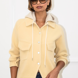 Fallon Hood Jacket - Vanilla