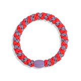 Stripe Hairband - Lilac/Neon Pink