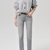 Fleece Cardigan - Heather Grey