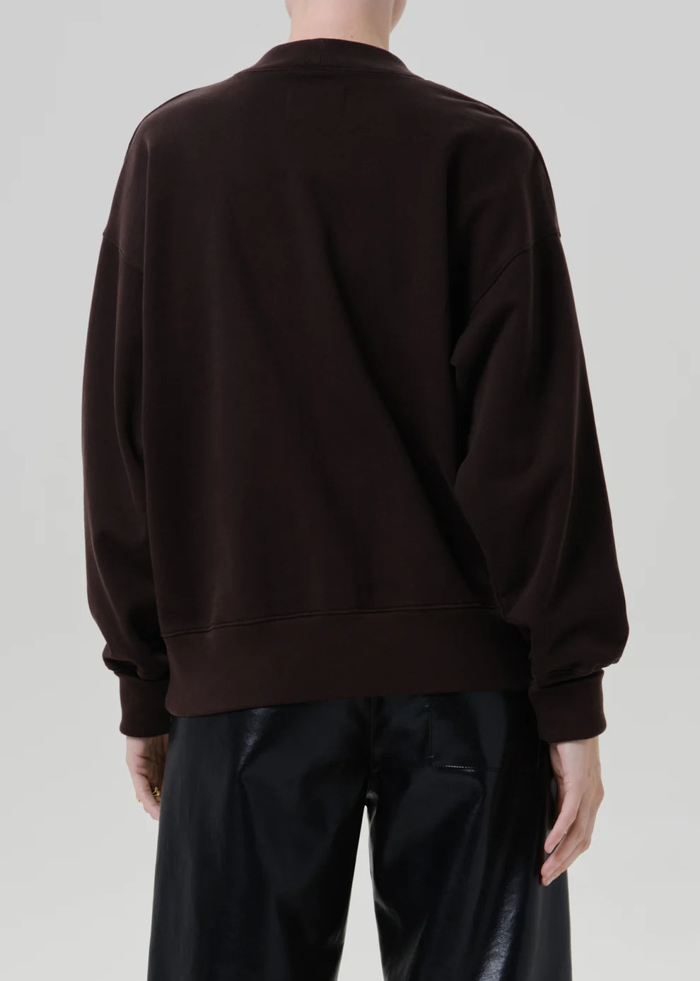 Fleece Cardigan - Chocolate