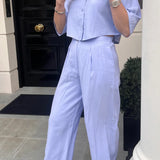 Tomo Trousers - Light Blue