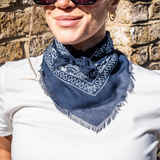 Lightweight Bandana Scarf - Navy