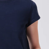 Adine Shrunken Tee - Storm