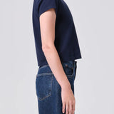 Adine Shrunken Tee - Storm