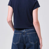 Adine Shrunken Tee - Storm