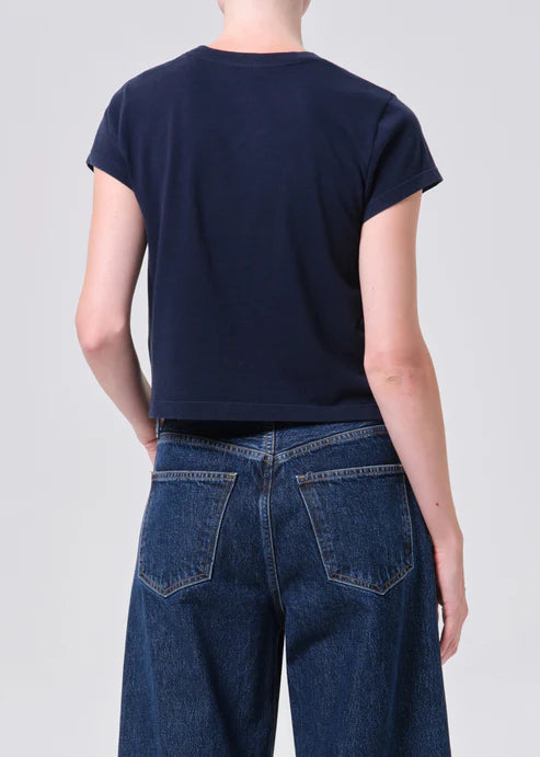 Adine Shrunken Tee - Storm