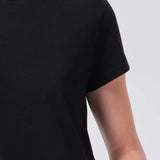Long Line Adine Tee - Black