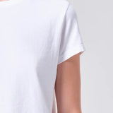 Long Line Adine Tee - White