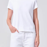 Long Line Adine Tee - White