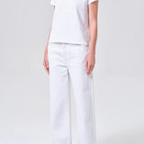 Long Line Adine Tee - White