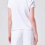 Long Line Adine Tee - White