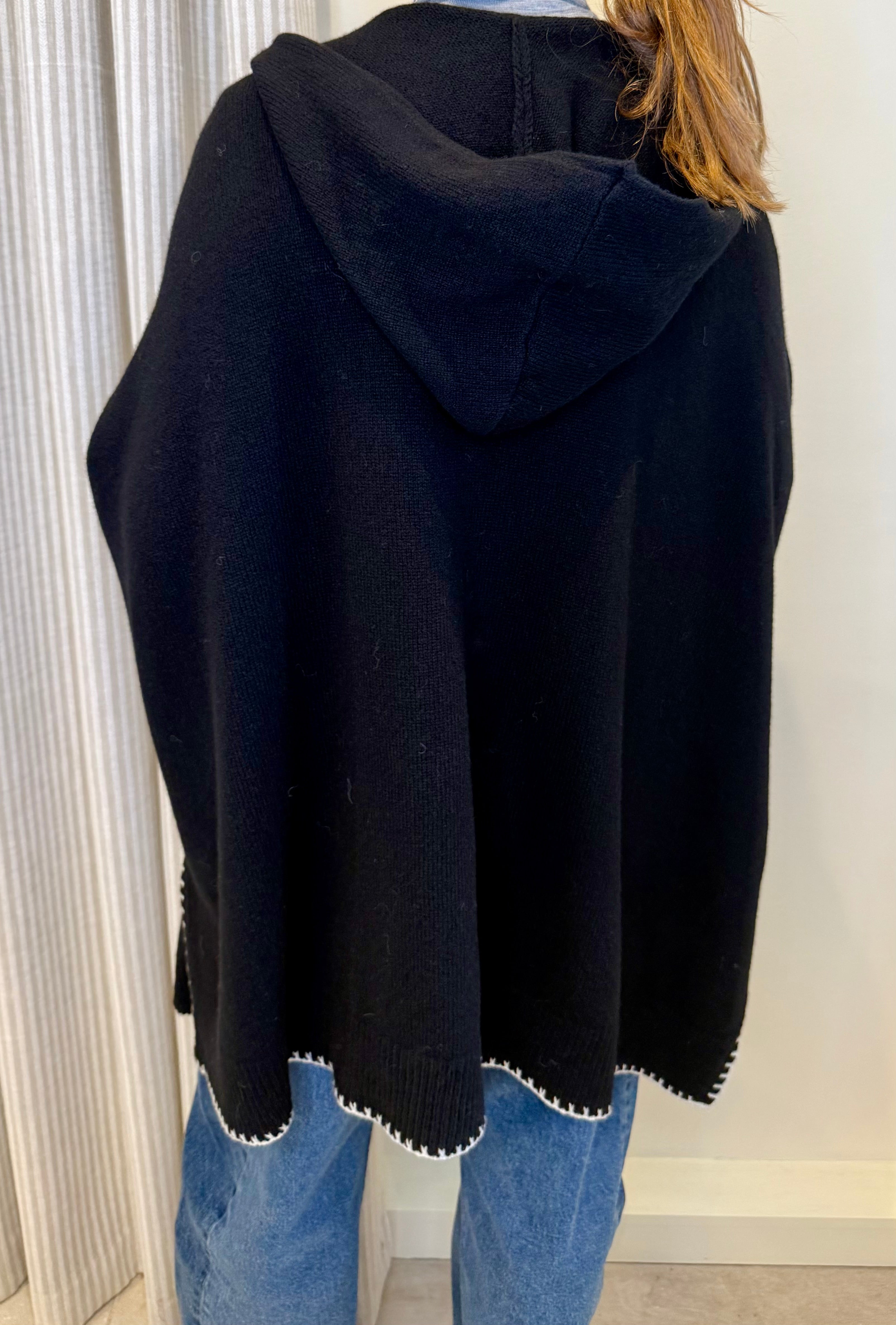 Bixty Poncho Cardigan - Ebene