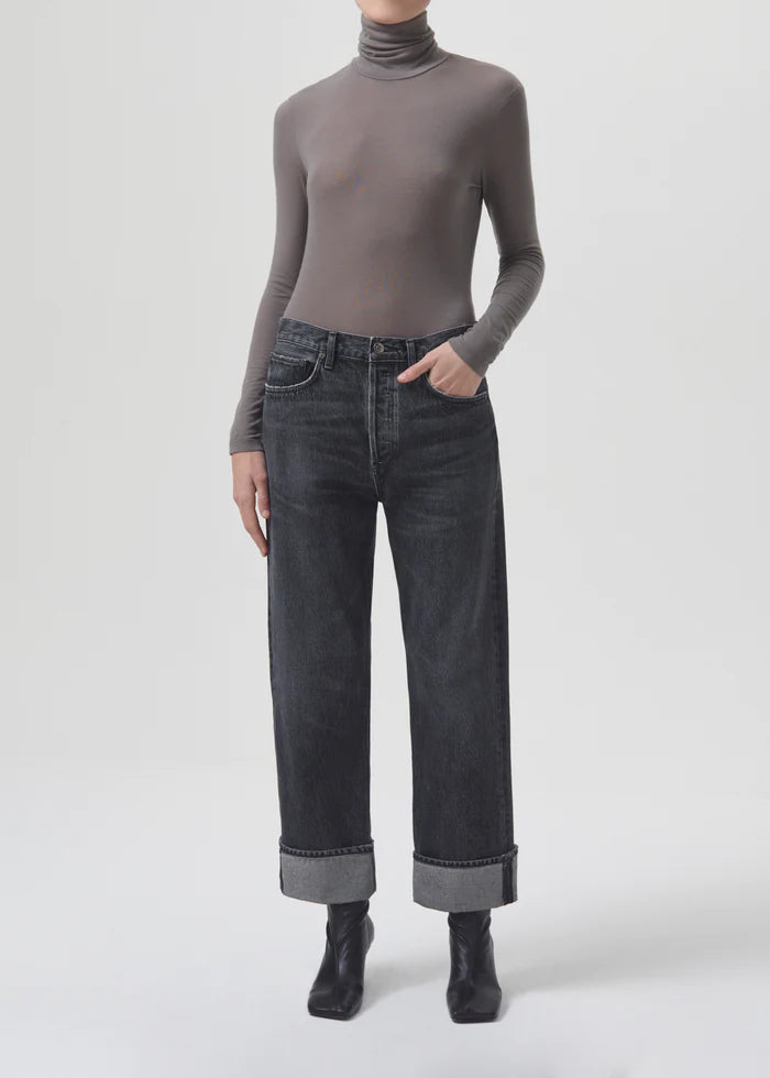 Fran Low Straight Jeans - Ditch