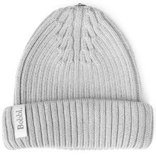 Load image into Gallery viewer, Bobbl Classic Pompom Hat - Light Grey/Yellow

