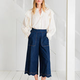Aide Trousers - Dark Wash Denim