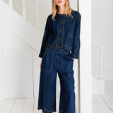 Aide Trousers - Dark Wash Denim