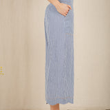Aide Trousers - Navy Gingham