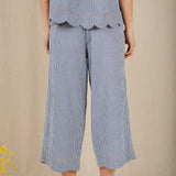 Aide Trousers - Navy Gingham