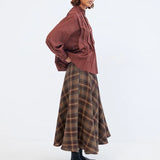 Mary Skirt - Army Brown
