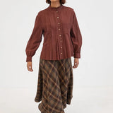 Mary Skirt - Army Brown