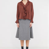 Galia Blouse - Russet Brown
