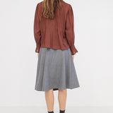 Galia Blouse - Russet Brown
