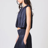 Any Moment Now Falls Top - Navy