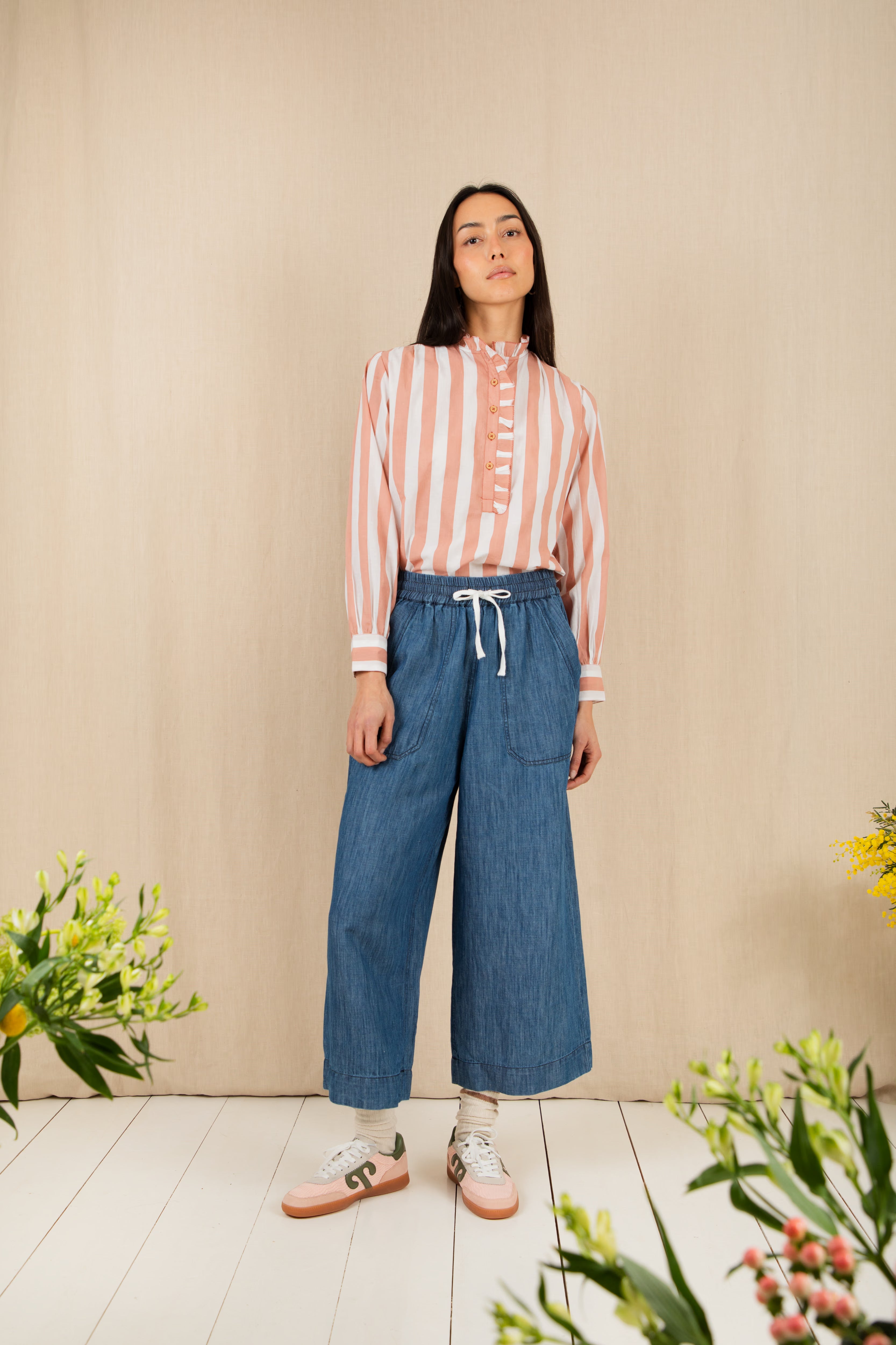 Anais Shirt - Dusty Rose