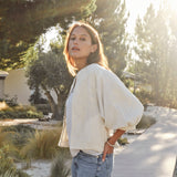 Averi Emb Jacket - Ivory