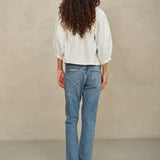 Averi Emb Jacket - Ivory