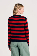 Load image into Gallery viewer, Jumper 1234 Stripe Crew - Navy/Red
