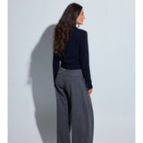 Arctic Verbier Polo Cardigan  - Navy