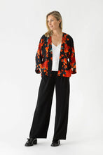 Load image into Gallery viewer, One Hundred Stars Crepe Kimono - Acer Black
