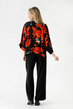 Load image into Gallery viewer, One Hundred Stars Crepe Kimono - Acer Black
