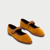 Amaranta Mary Jane Shoes - Mustard