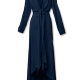 Ananda Long Dress - Navy