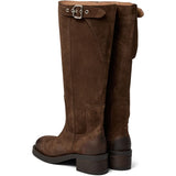 Anine High Suede Boots - Brown