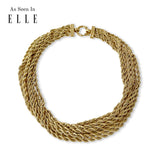 Layered Rope Necklace - Gold