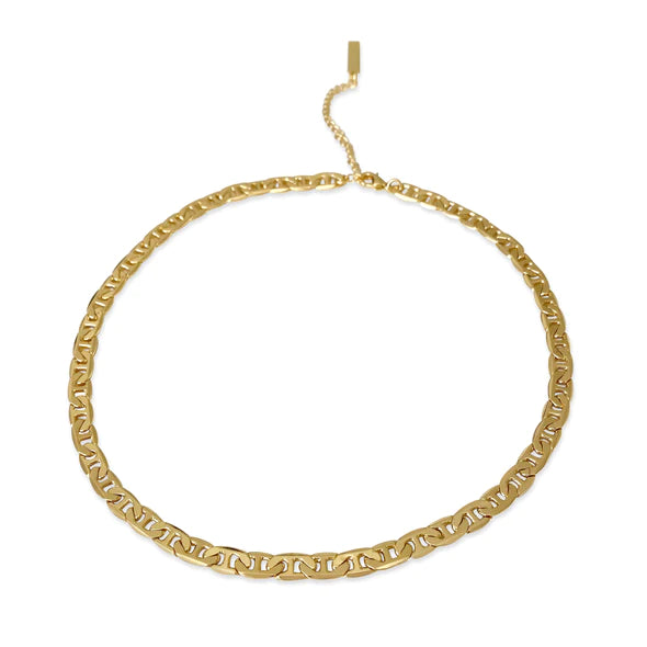 Anisa Sojka Pretzel Necklace - Gold