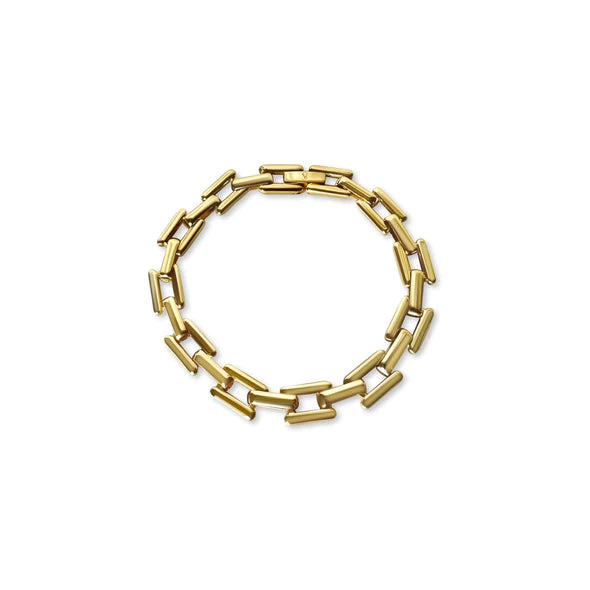 Anisa Sojka Square Link Bracelet - Gold
