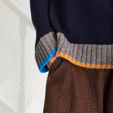 Bailey Jumper - Navy Multi