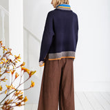 Bailey Jumper - Navy Multi