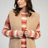 Besco S/L Cardigan - Camel