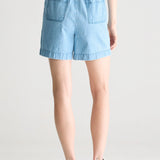 Willa Shorts - Blue Bleach
