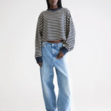Franto L/S T-Shirt - Navy Stripe