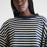 Franto L/S T-Shirt - Navy Stripe