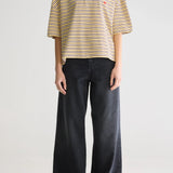 Foolo Polo T-Shirt - Yellow Stripe