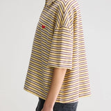 Foolo Polo T-Shirt - Yellow Stripe