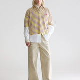Foolo Polo T-Shirt - Yellow Stripe