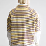 Foolo Polo T-Shirt - Yellow Stripe